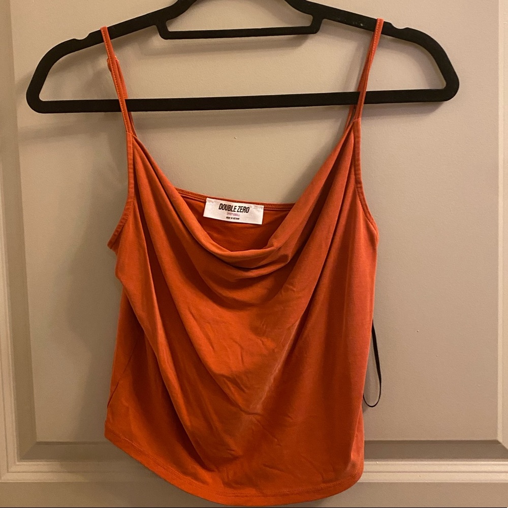 Rust colored crop top